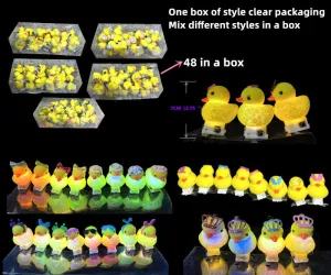 Light Up Duck Hair Clips Wholesale