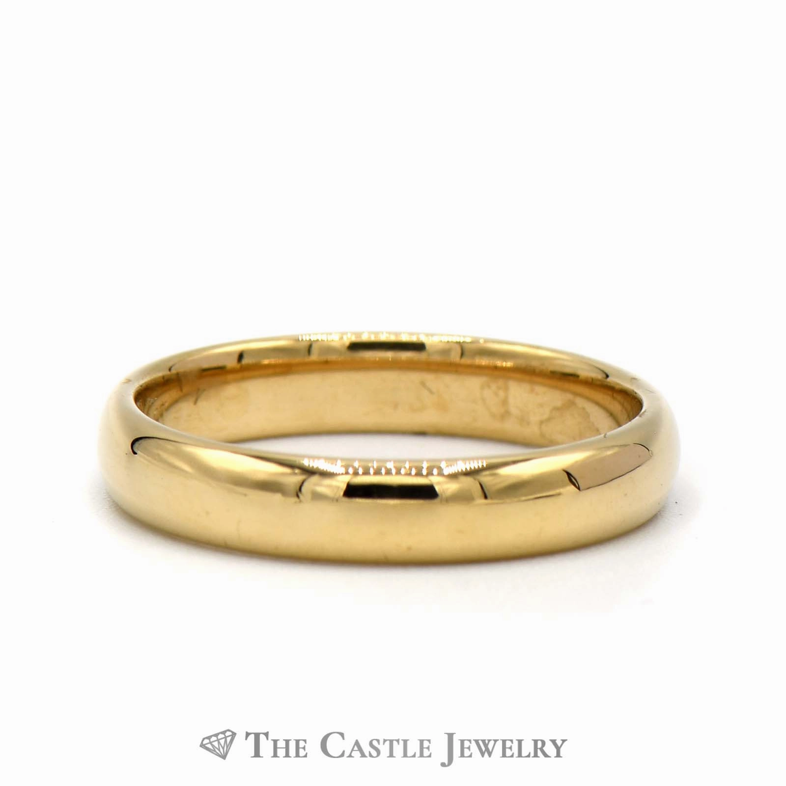 14k Yellow Gold 4mm Polished Wedding Band Size 10 Universal Gift party accessory