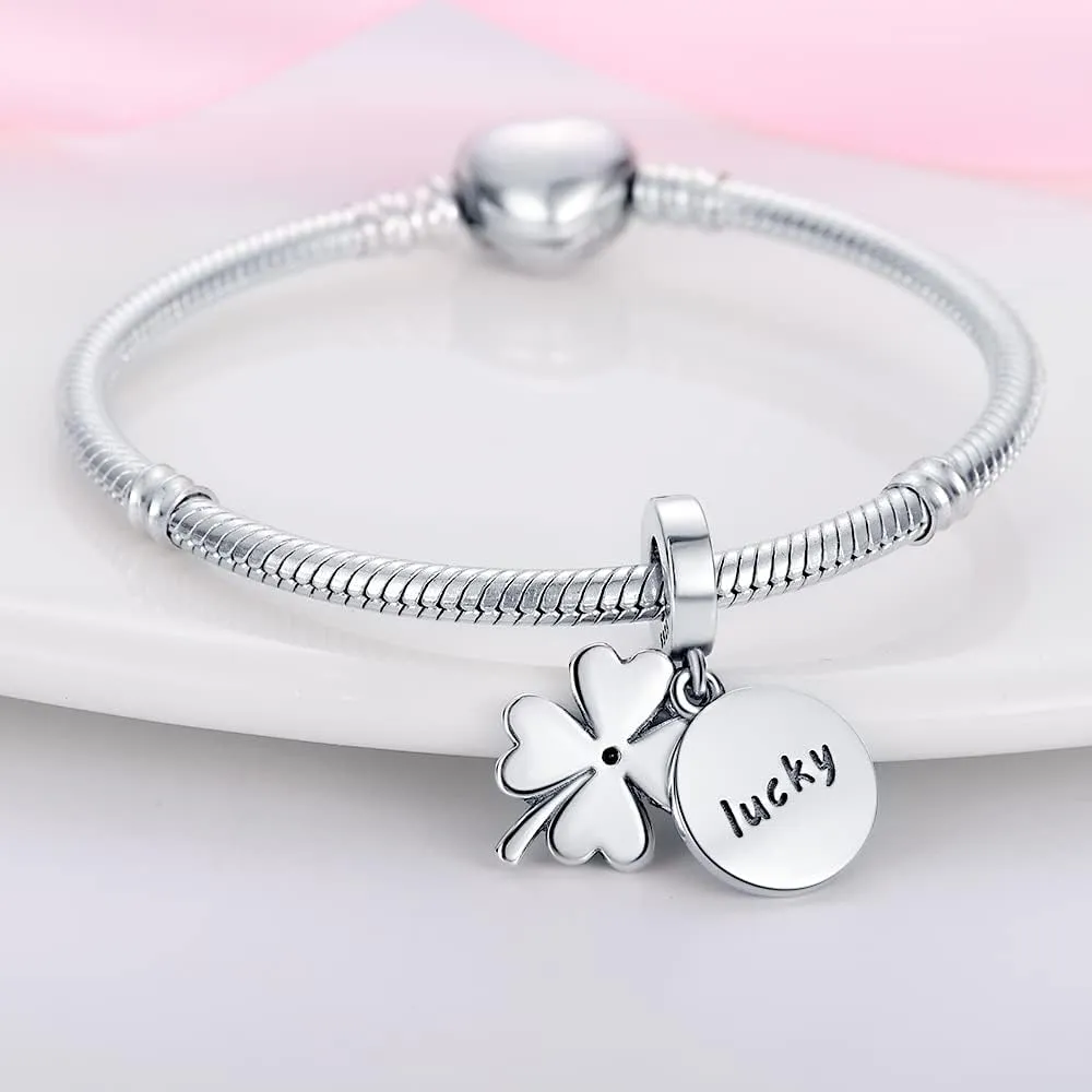 LNQOBU 925 Sterling Silver Charms Color-changing Chameleon Dangle Charms Beads Glow in the Dark Charms fits Charms Bracelets and Necklace Charms Jewelry Gift for Women