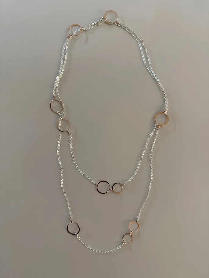 Long Circles Necklace
