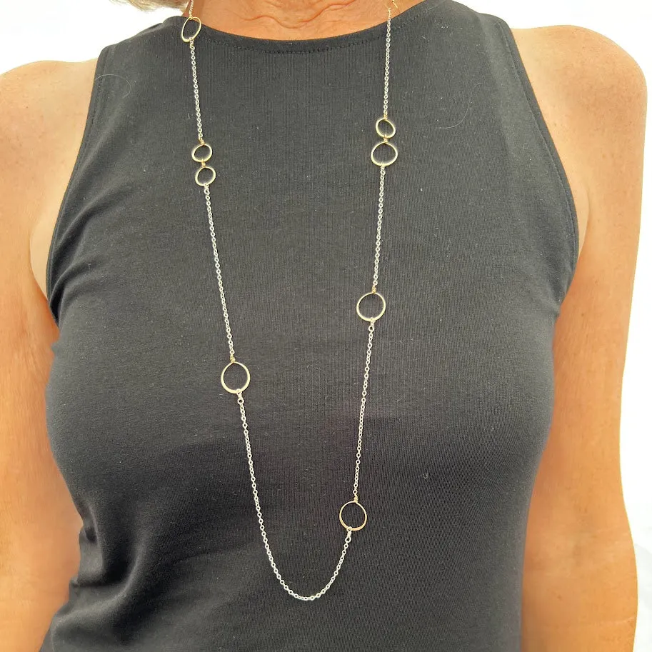 Long Circles Necklace