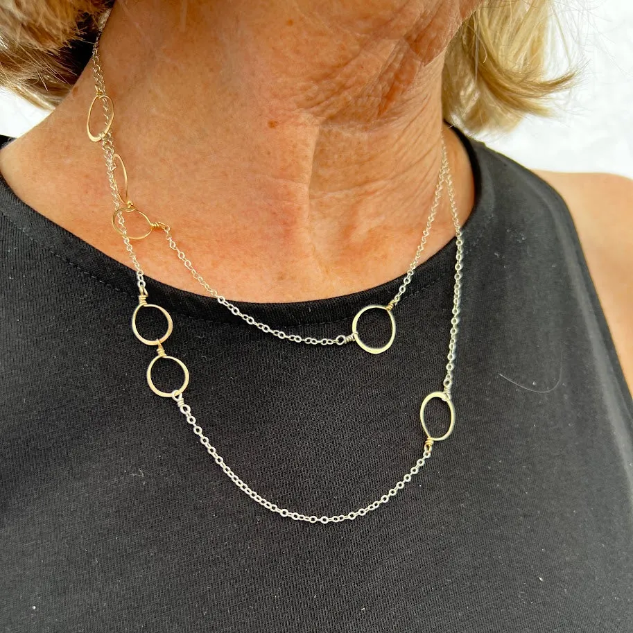 Long Circles Necklace
