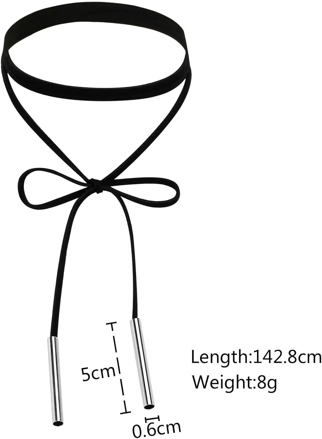 Long Layered Necklaces for Women, Gothic Necklace Choker Fashion Jewelry with Vertical Bar, Adjustable Length
