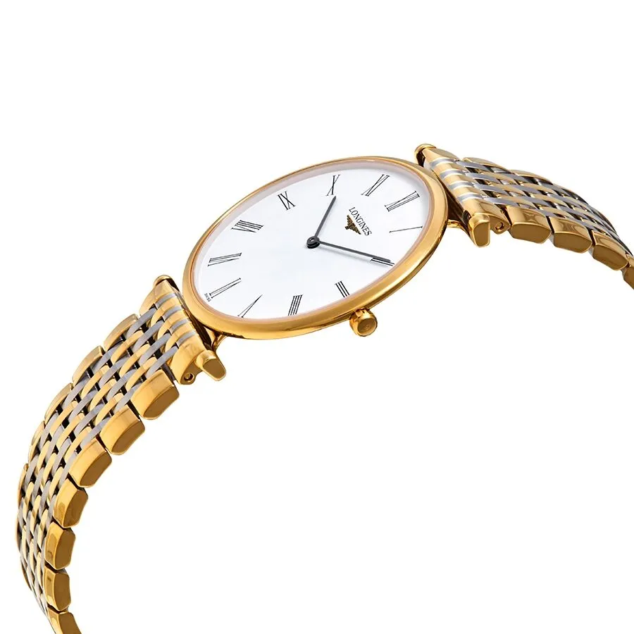 Longines La Grande Classique White Dial Ladies Silver and Gold-tone Watch L47091217 L4.709.2.21.7