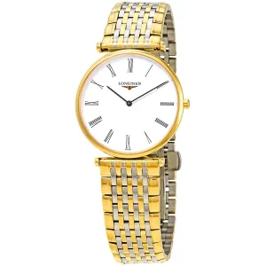 Longines La Grande Classique White Dial Ladies Silver and Gold-tone Watch L47091217 L4.709.2.21.7