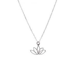 Lotus Wire Necklace