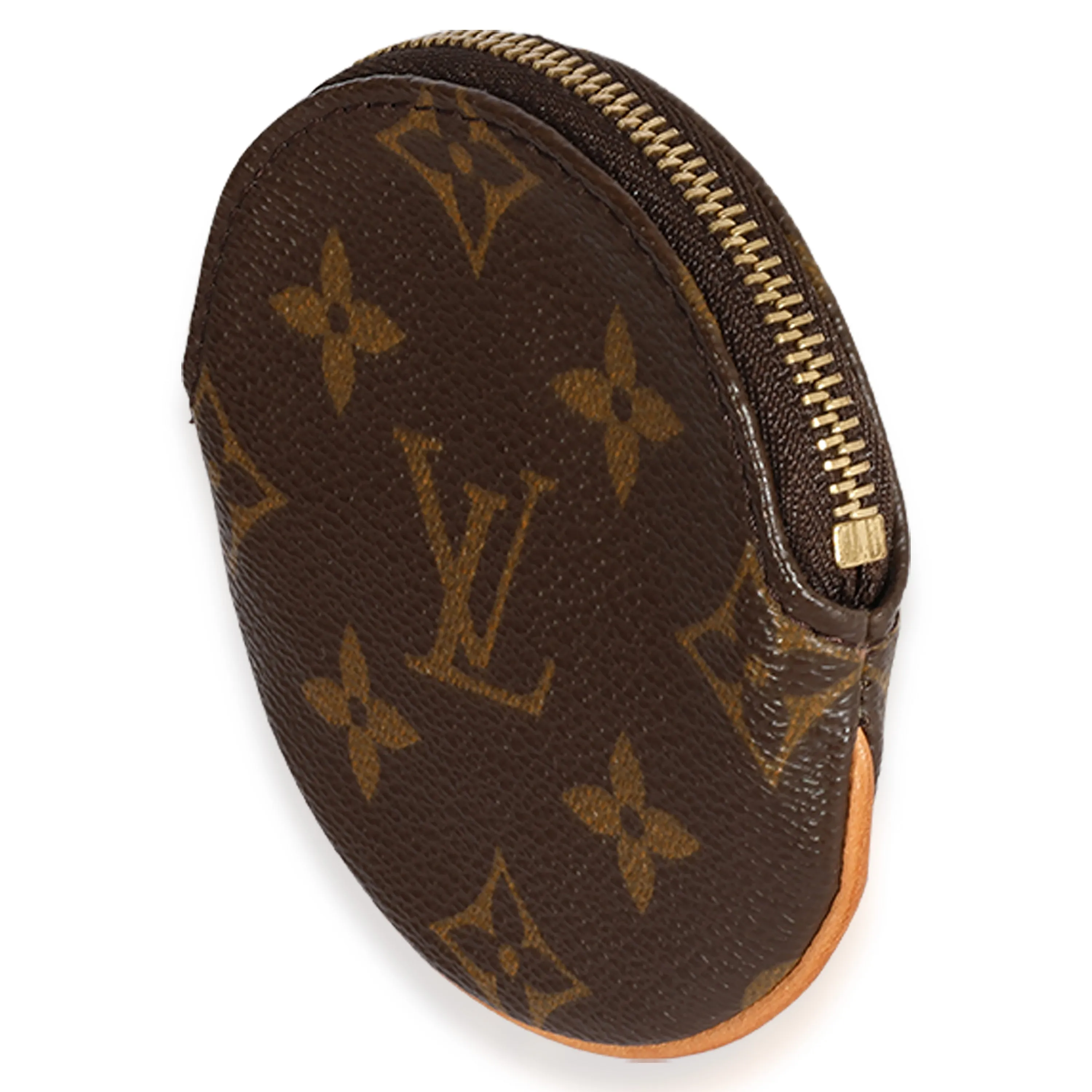 LOUIS VUITTON Monogram Canvas Round Coin Purse