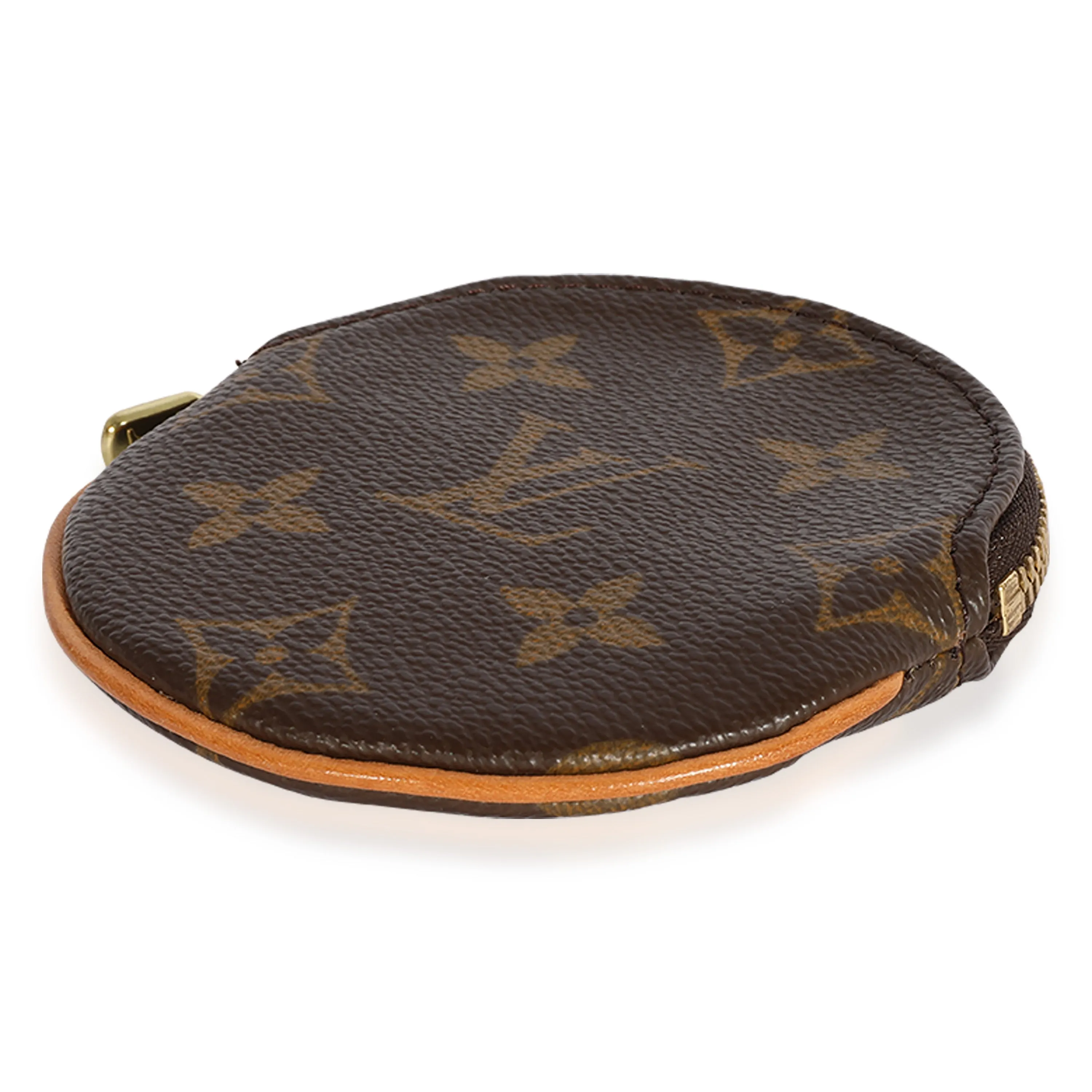 LOUIS VUITTON Monogram Canvas Round Coin Purse