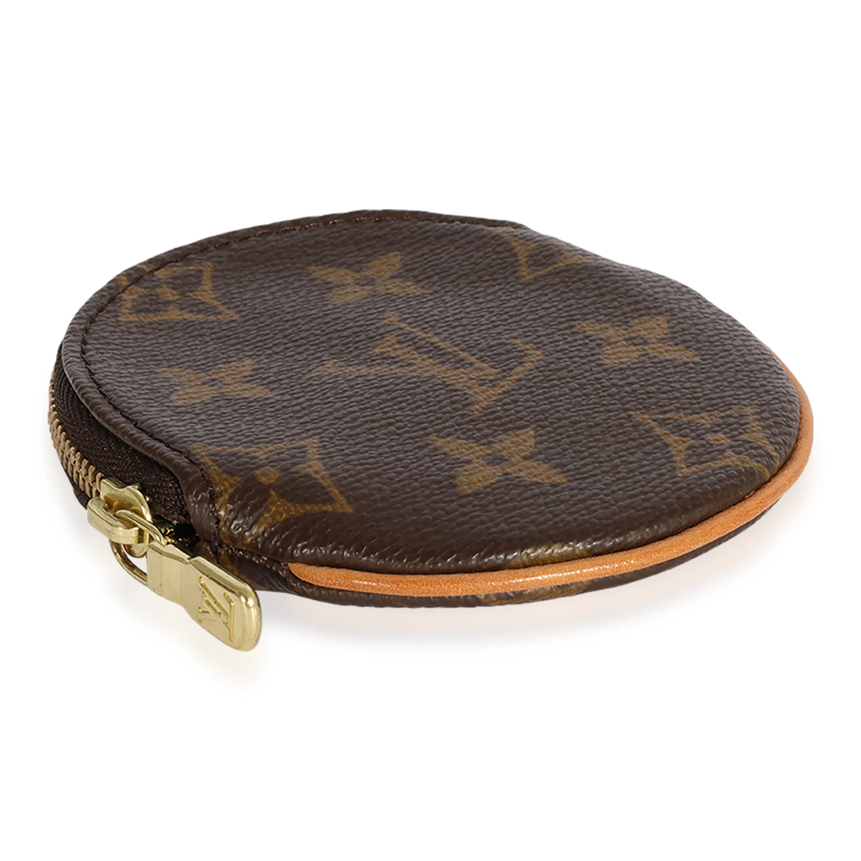 LOUIS VUITTON Monogram Canvas Round Coin Purse