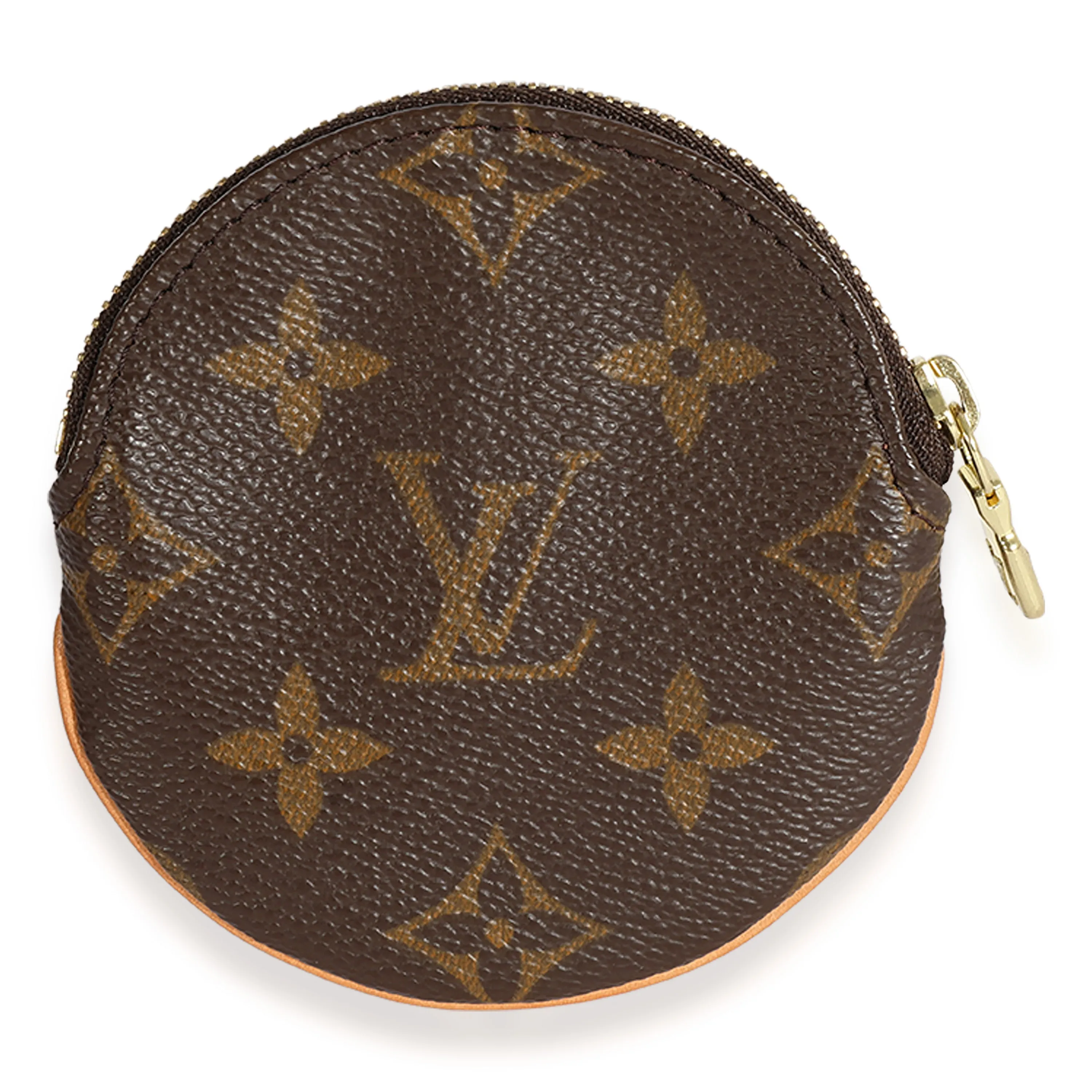 LOUIS VUITTON Monogram Canvas Round Coin Purse