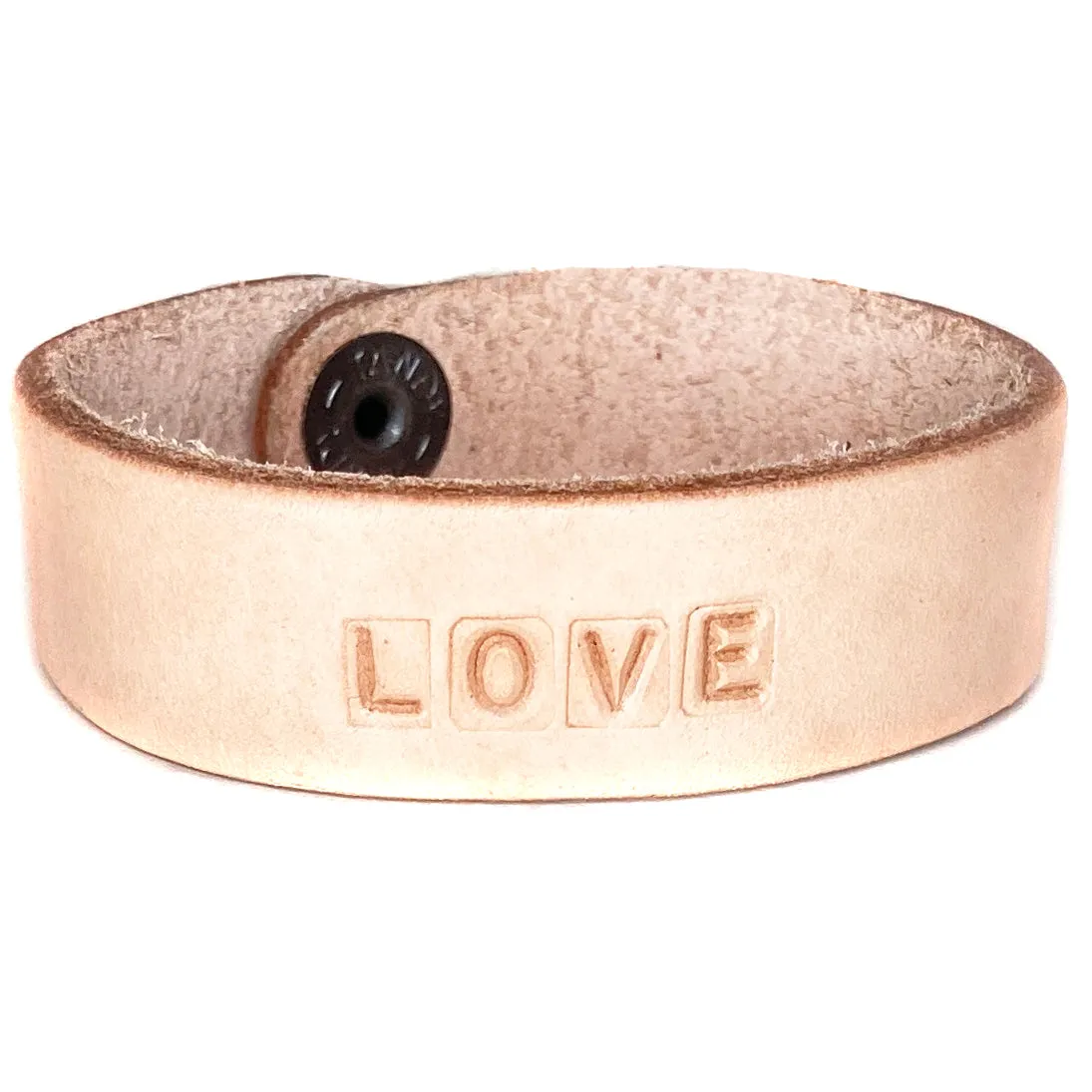 LOVE Stamped Bracelet