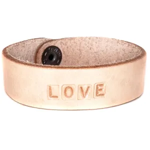 LOVE Stamped Bracelet