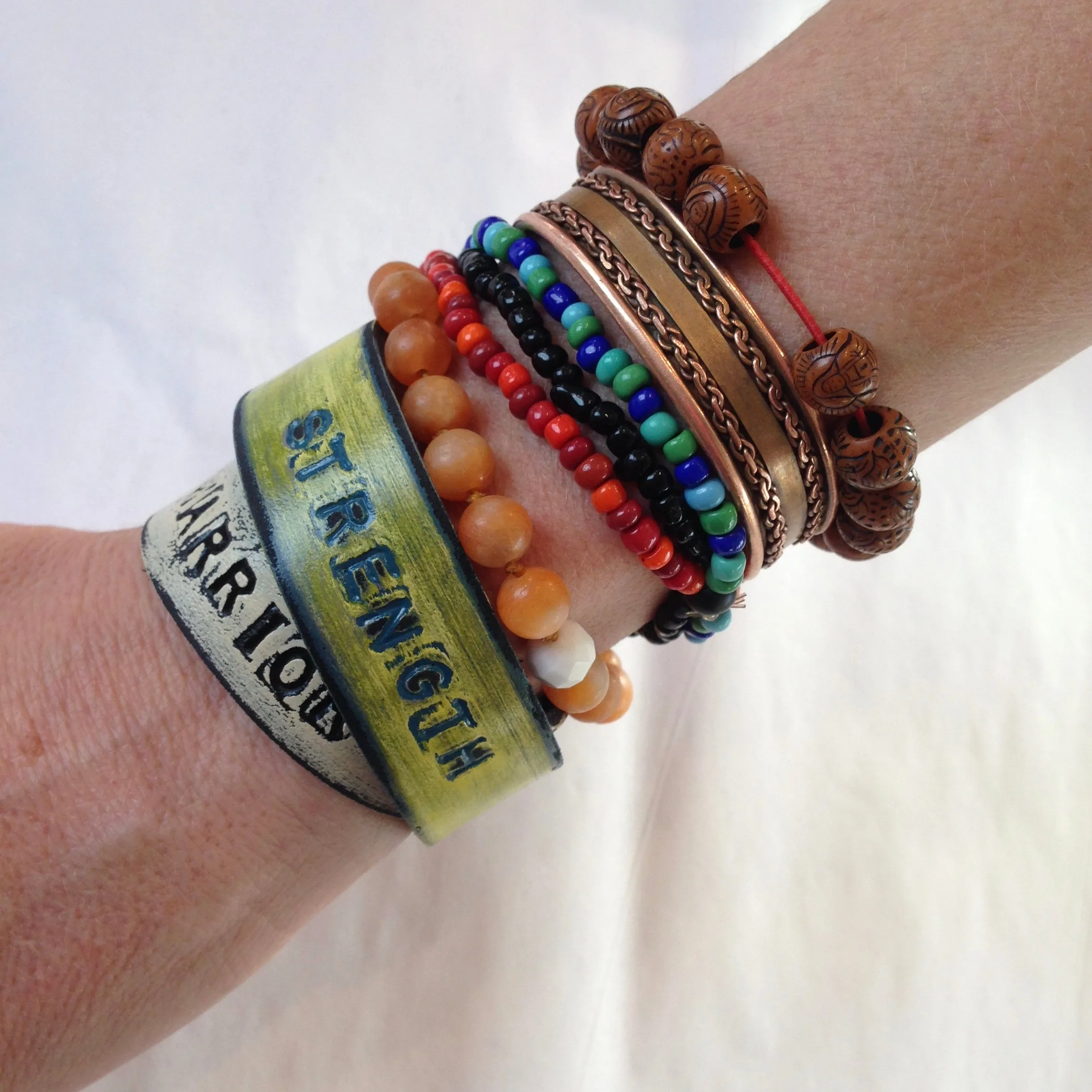 LOVE Stamped Bracelet