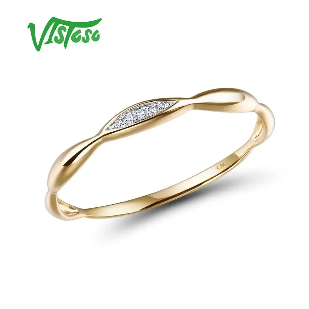 LUX Faithful 14K Yellow/White Gold Promise Ring