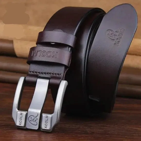 Luxury Cowhide Leather Men's Belt