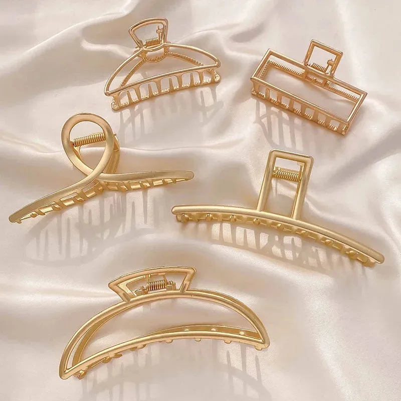 Luxury Golden Butterfly Hair Claw