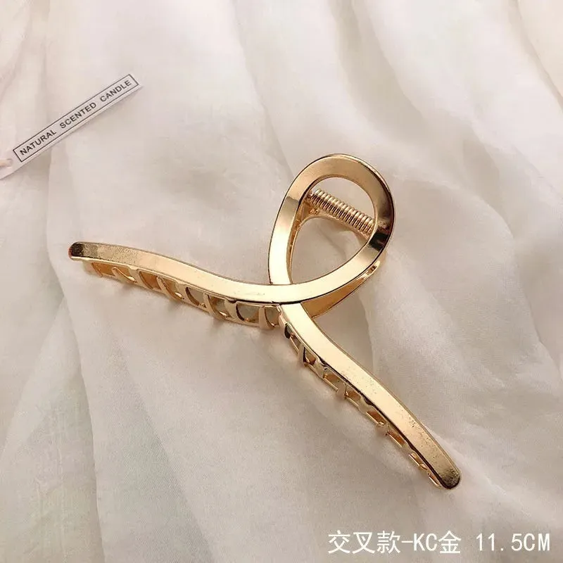 Luxury Golden Butterfly Hair Claw