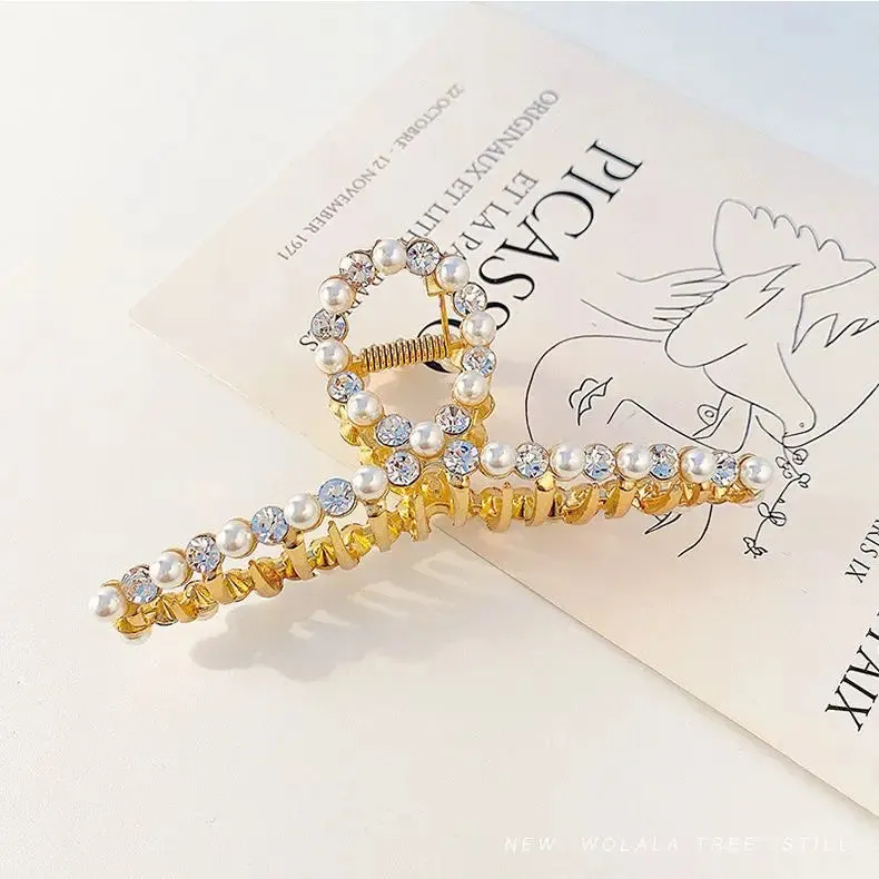 Luxury Golden Butterfly Hair Claw