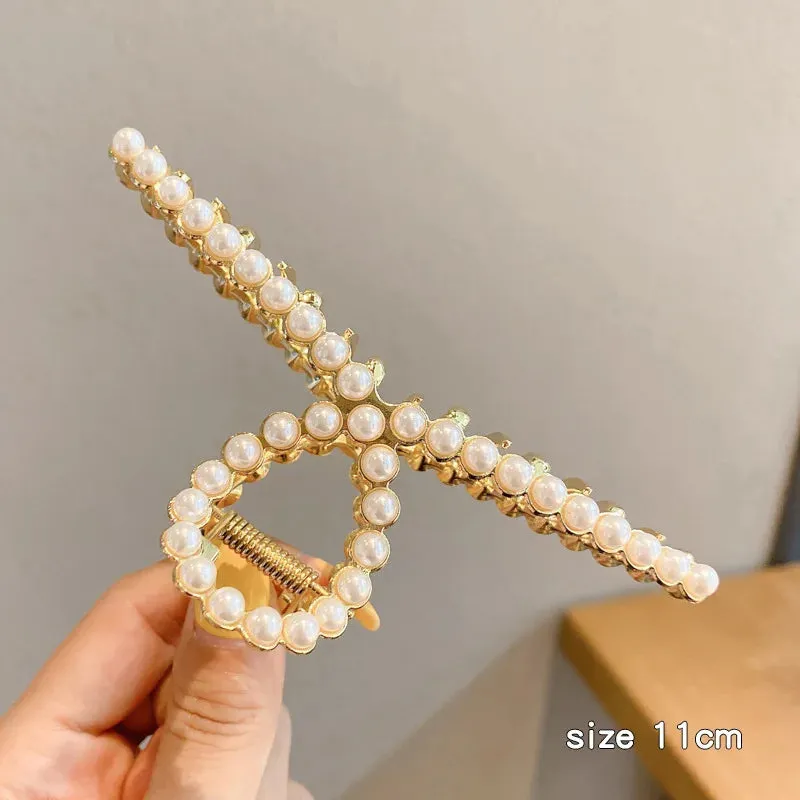 Luxury Golden Butterfly Hair Claw