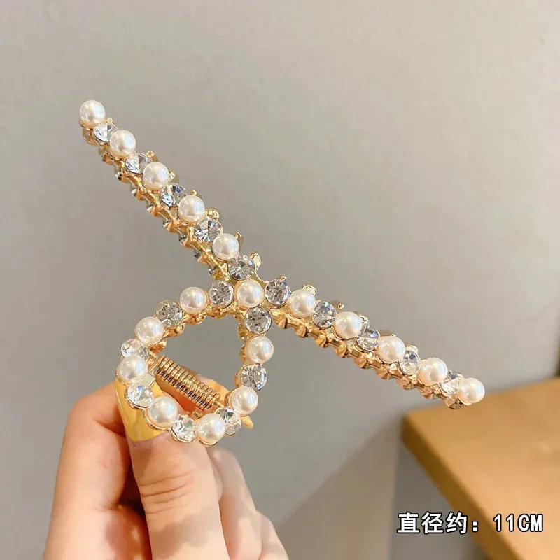 Luxury Golden Butterfly Hair Claw