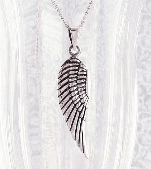 Elegant Angel Wing Pendant Soft Detail Creative Style