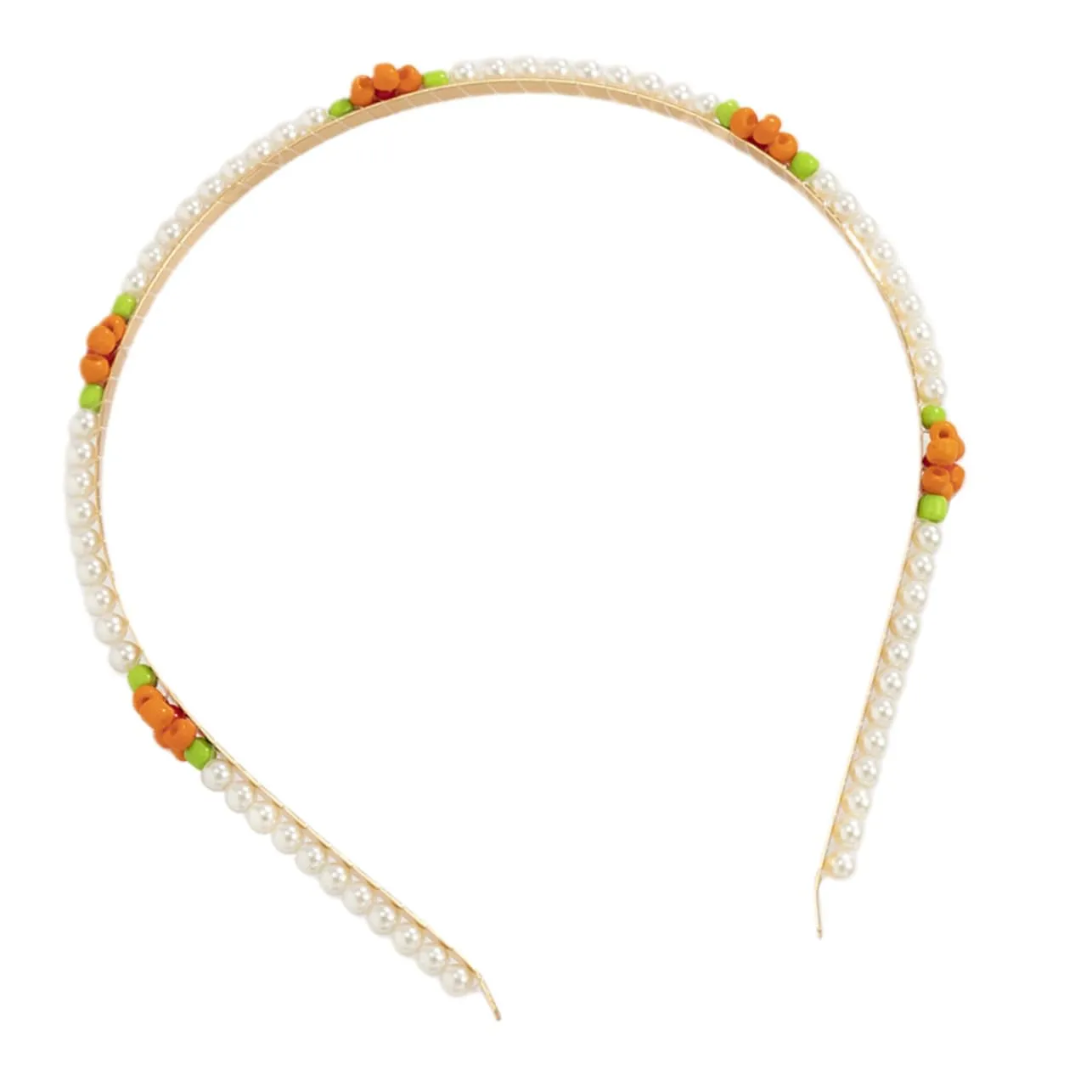 MAGICLULU Women's Pearl Headband Bridal Headband Daisy Flower Elegant Metal Hair Accessories