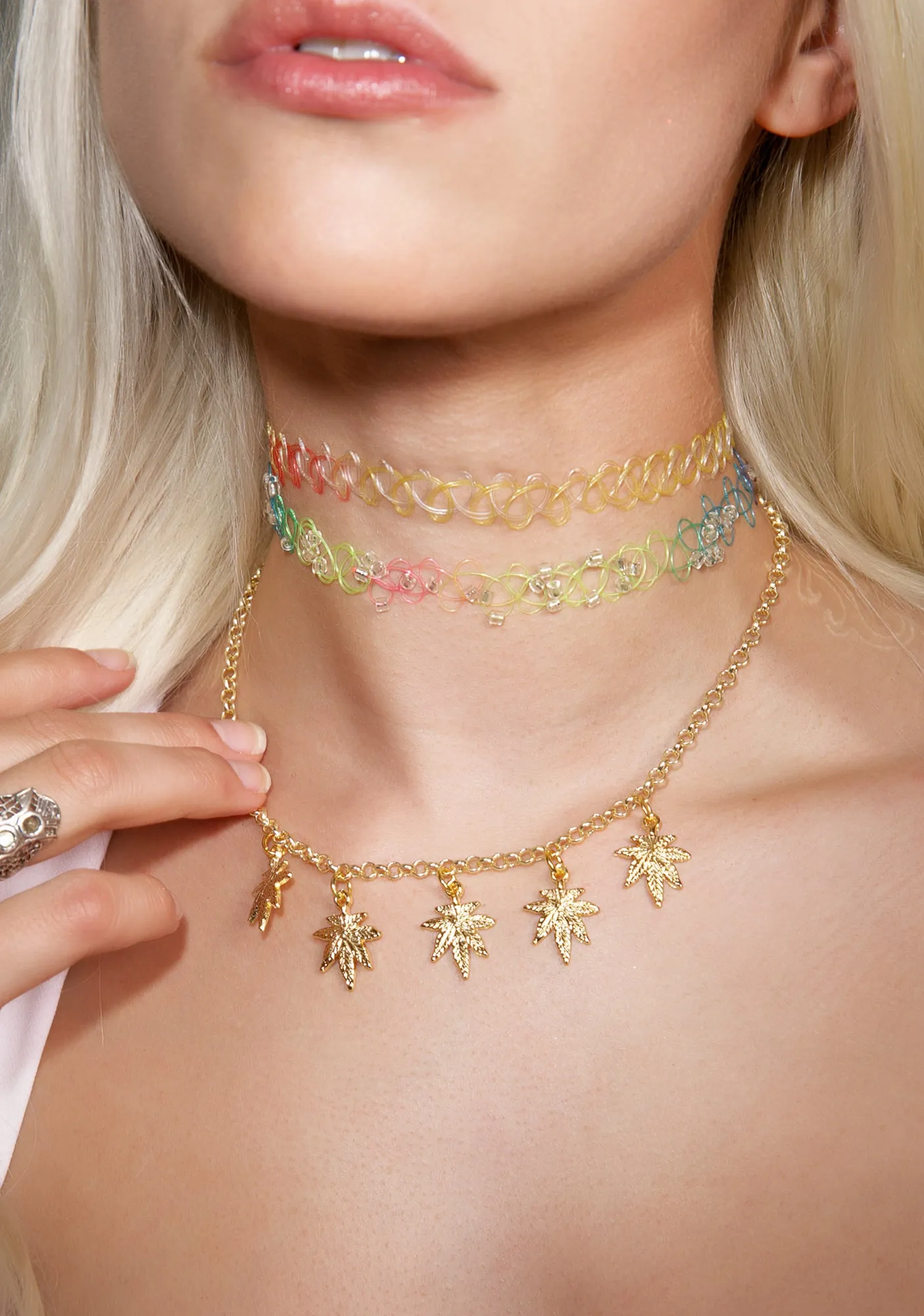 Mary Jane Charm Choker