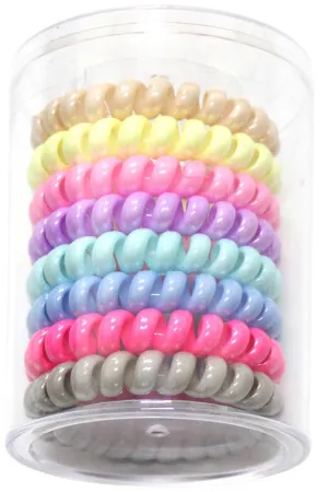 Matte Pastel Hair Coils