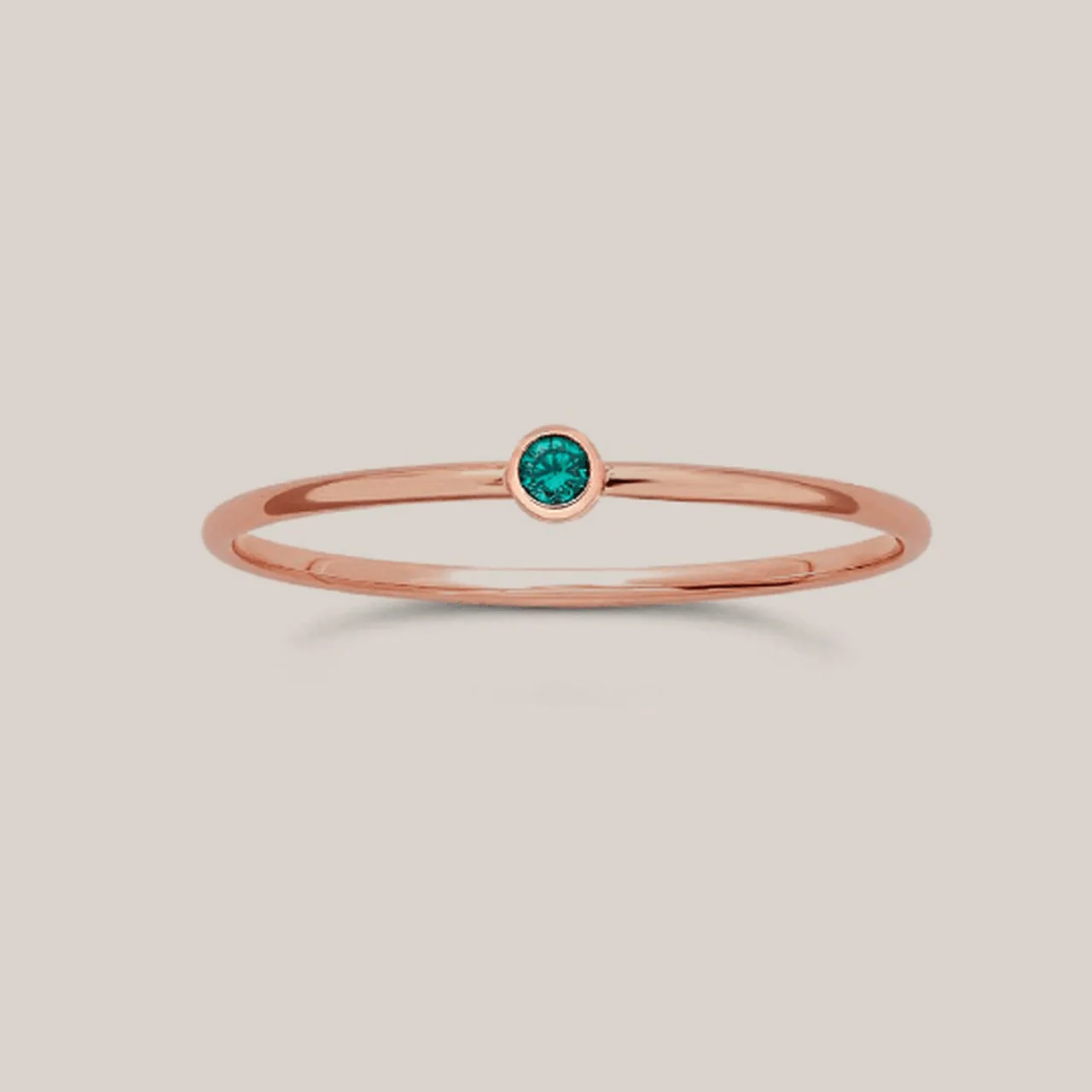 May Birthstone Ring