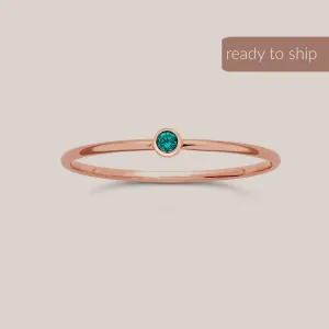 May Birthstone Ring