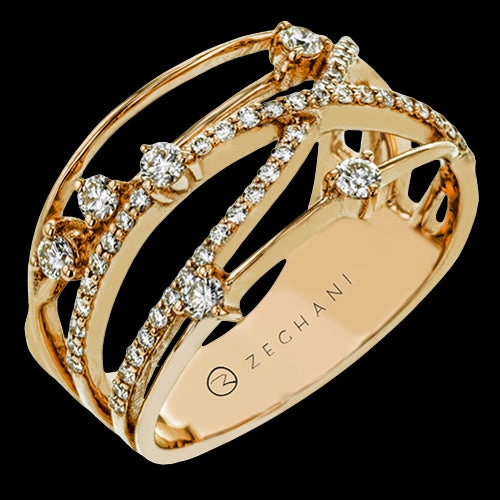 Trend Setter ZR1806-R Right Hand Ring in 14k Gold with Diamonds