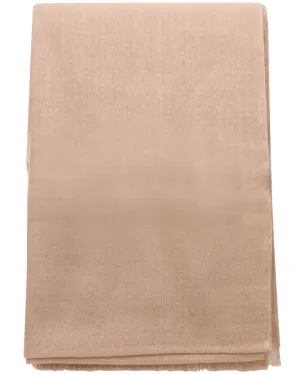 Medium Beige Cashmere Silk Lurex Scarf