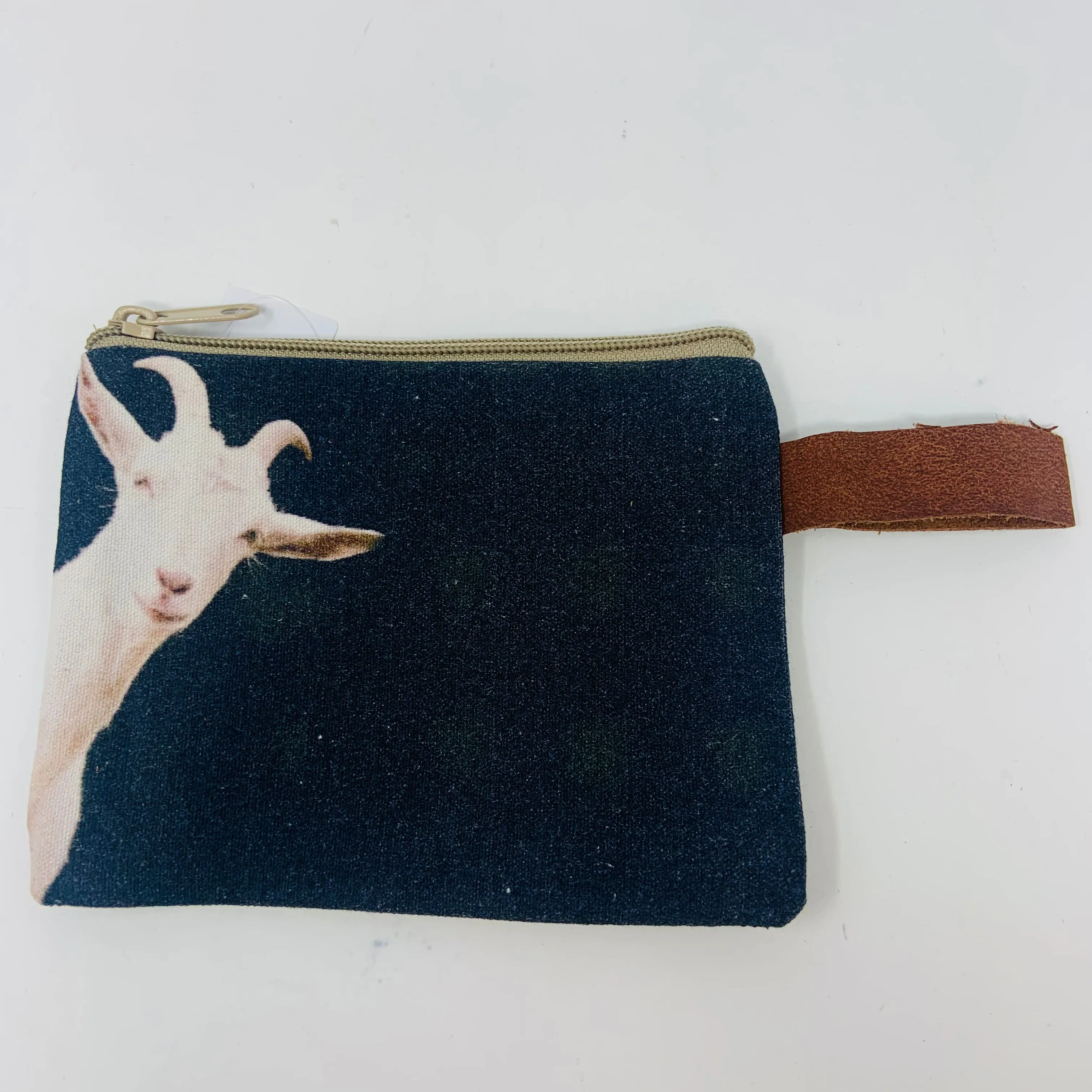 Medium Canvas Goat Pouch