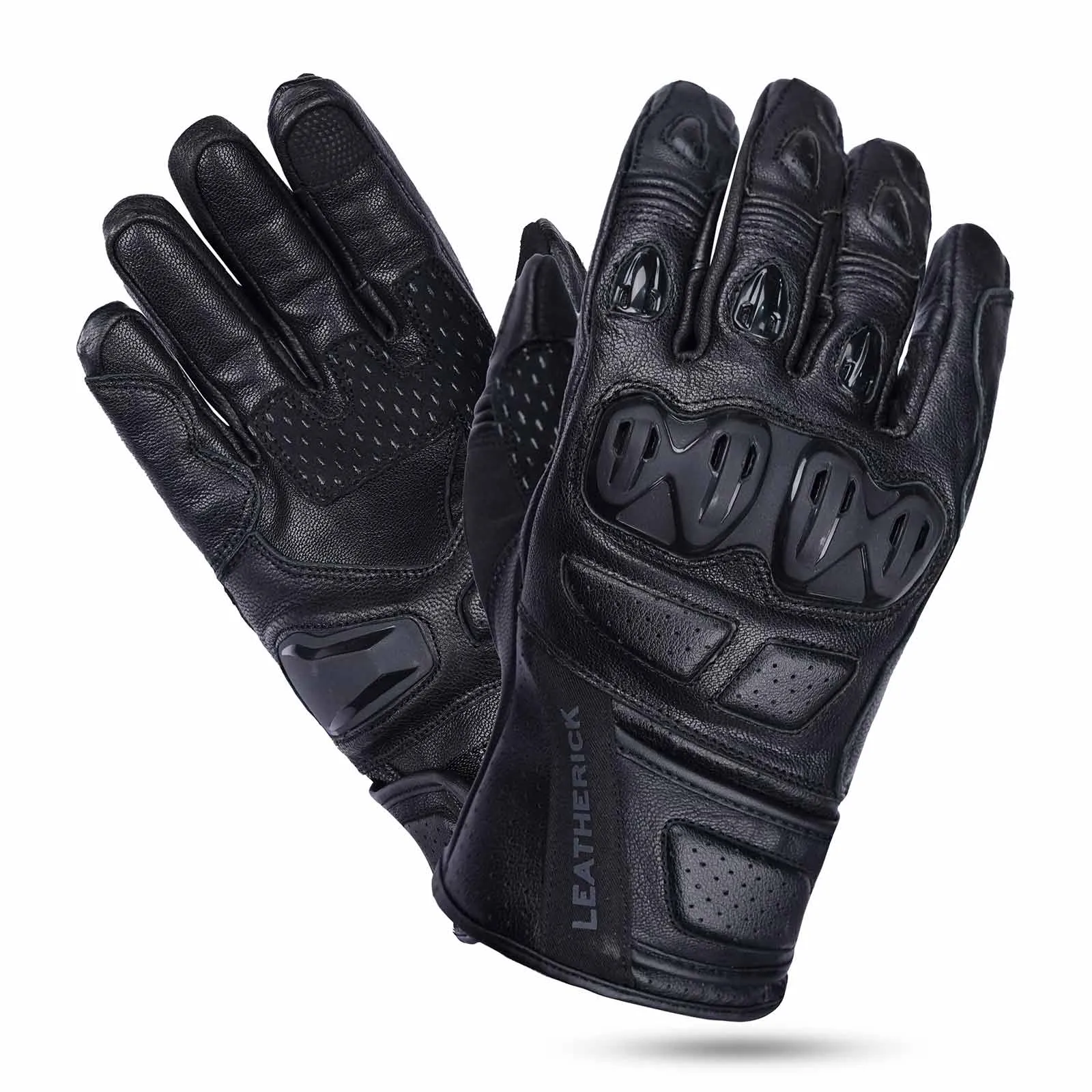 Men’s CE-Certified Motorcycle Gloves with Protective Knuckles