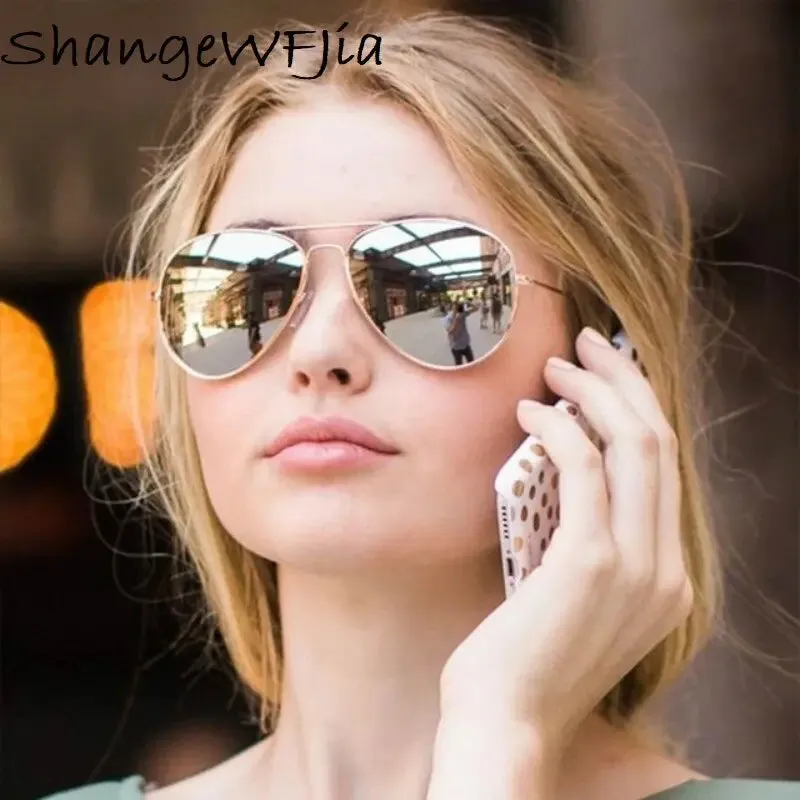 Men’s Retro Silver Sun Glasses