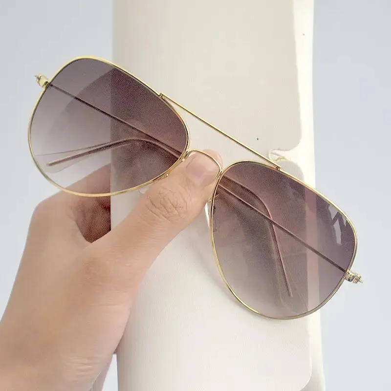 Men’s Retro Silver Sun Glasses
