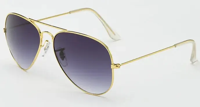 Men’s Retro Silver Sun Glasses