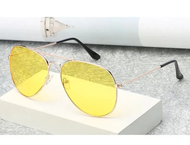 Men’s Retro Silver Sun Glasses