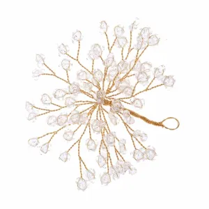 MERRYHAPY Fairy Headpiece Bridal Hairpin Wedding Hair Accessories Beads Side Clip Pearl Hairpin Elegant Wedding Accessory