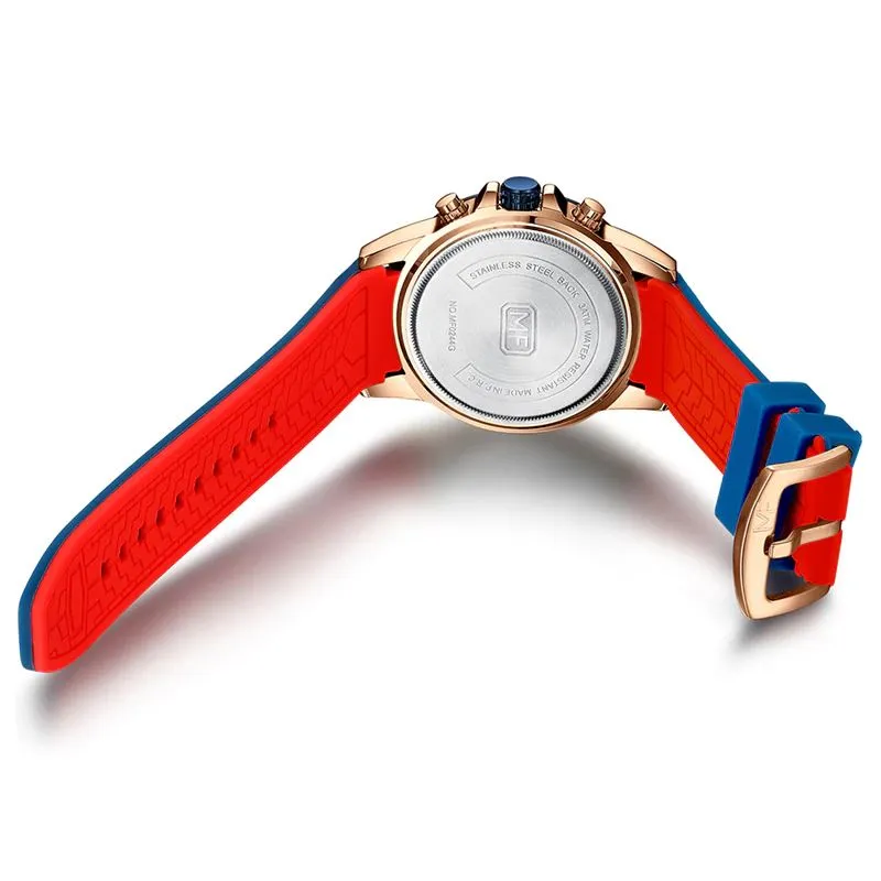 MFPro™ Men's Blue Casual Sports Quartz Waterproof Wrist Watch