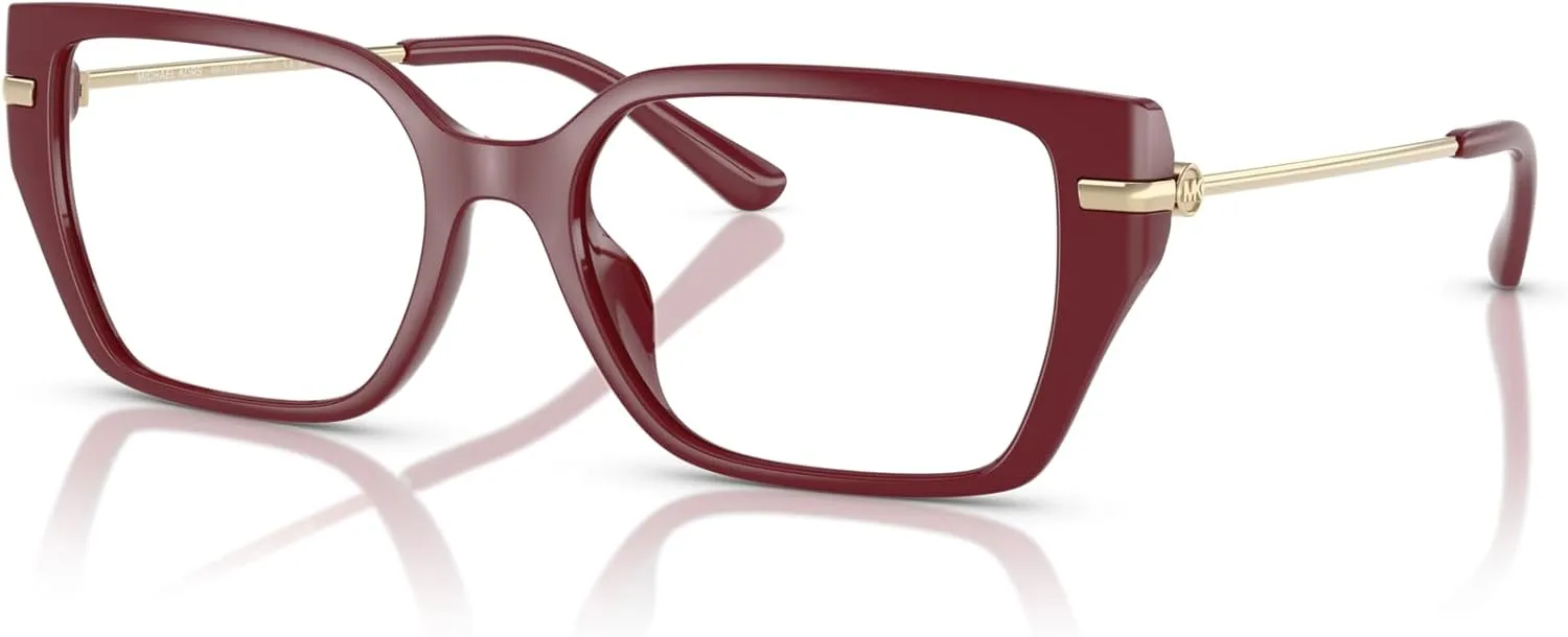 Michael Kors Women's Mk4134u Crete Universal Fit Rectangular Prescription Eyewear Frames