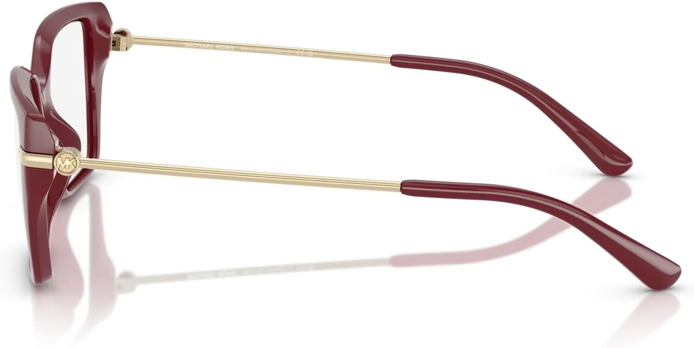 Michael Kors Women's Mk4134u Crete Universal Fit Rectangular Prescription Eyewear Frames