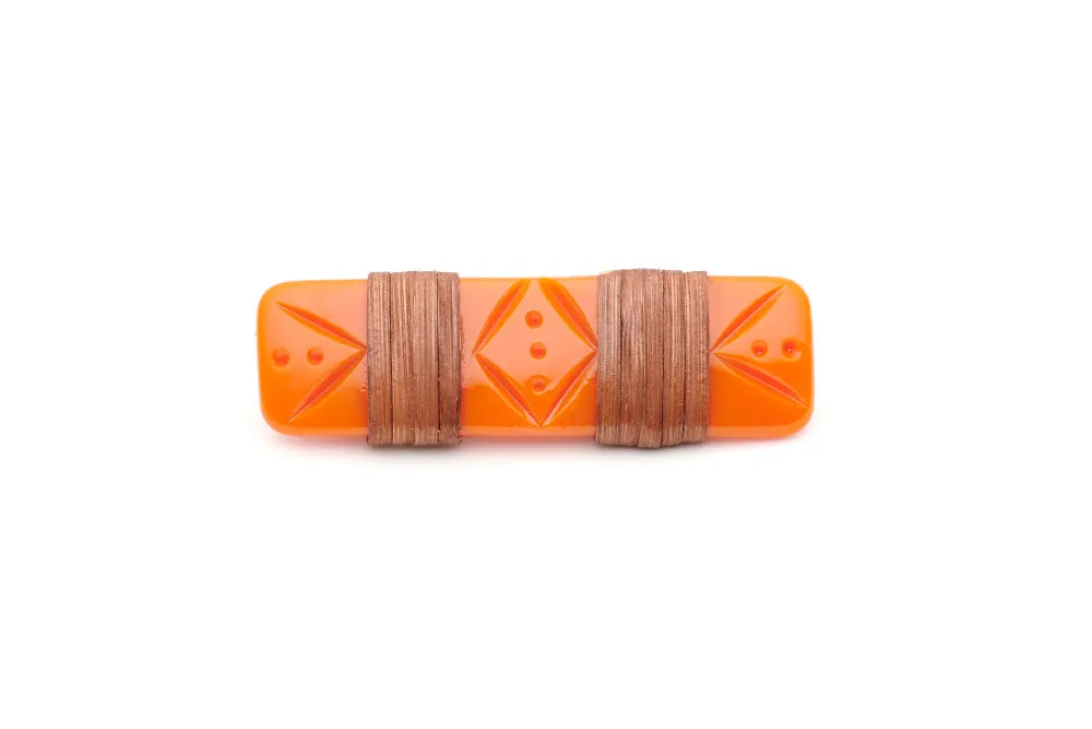 Midi Tangerine Cane Duchess Bangle