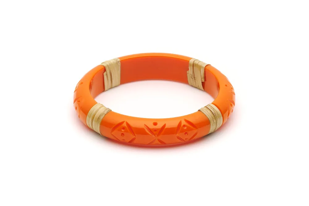 Midi Tangerine Cane Duchess Bangle
