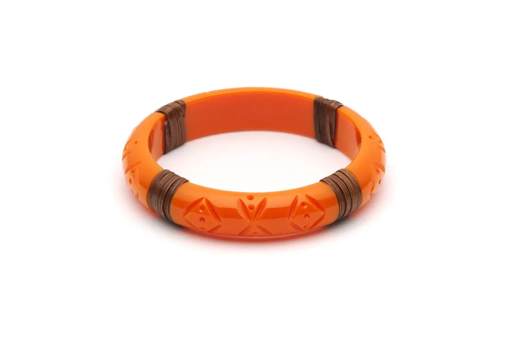 Midi Tangerine Cane Duchess Bangle