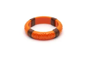 Midi Tangerine Cane Maiden Bangle