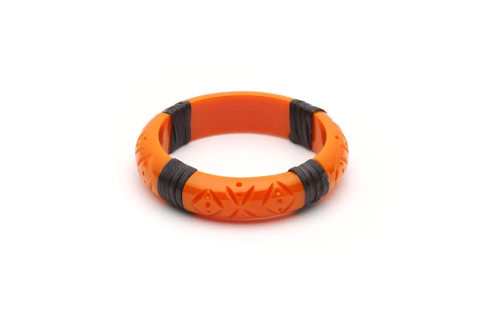 Midi Tangerine Cane Maiden Bangle