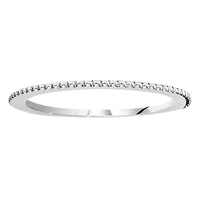 Milgrain Gold Ring Guards Insert Wedding Bands 1.1MM