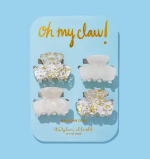 Mini Claw Clips - Pearl Confetti