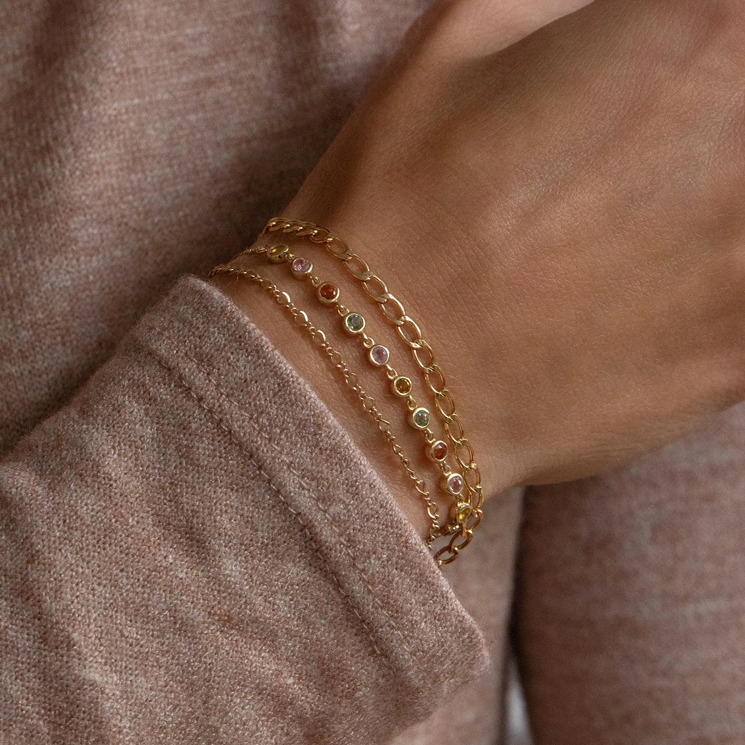 Mini Figaro Bracelet | Goldfill